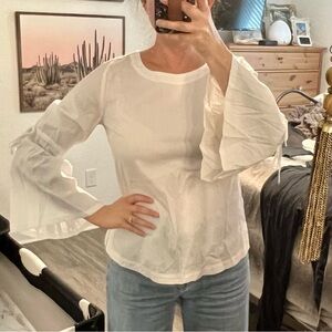 Loft Bell Sleeve Blouse